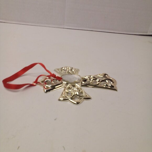 Lenox Cross Ornament Christmas Holiday 4.5" - Picture 7 of 11